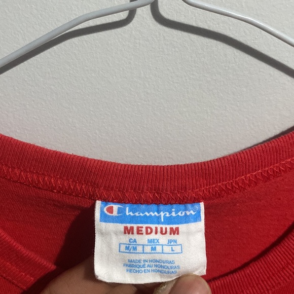 Champion tee red. Worn 3 times! - Picture 4 of 6